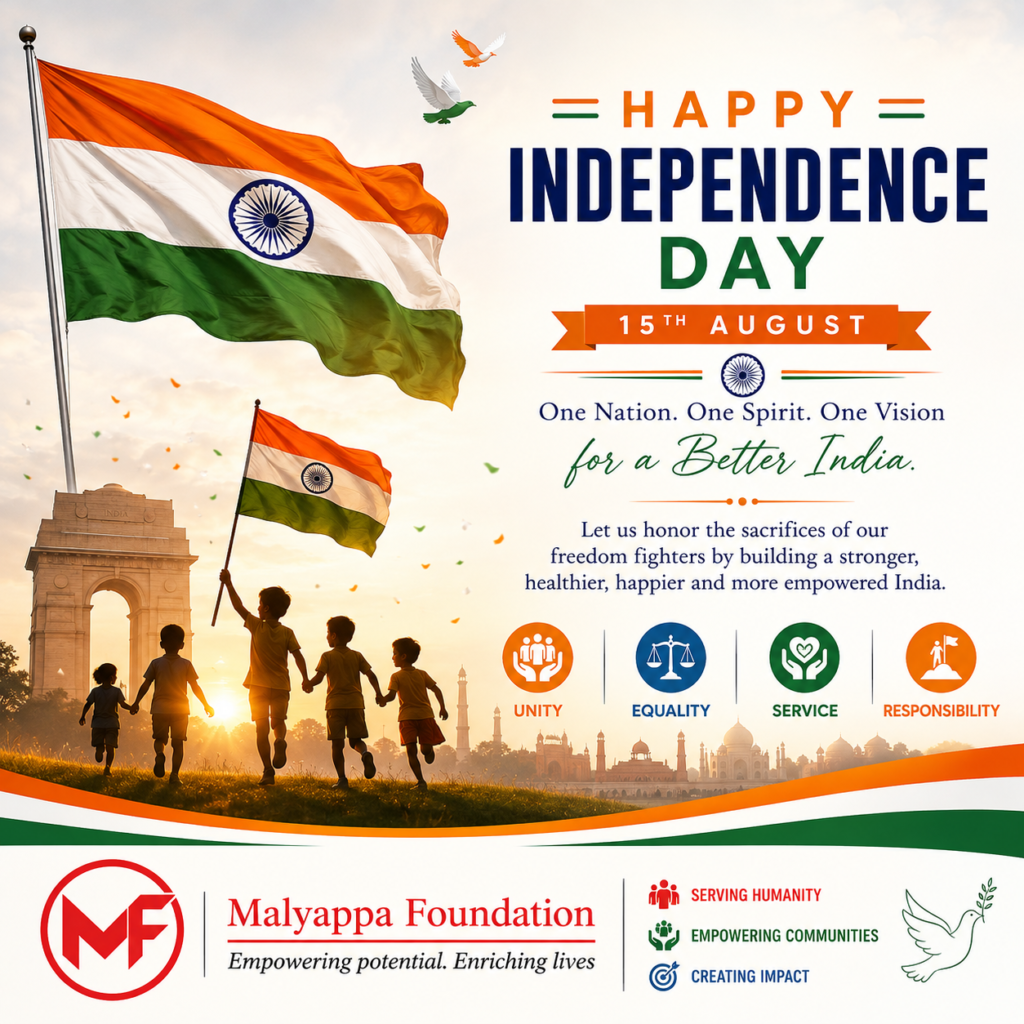 Independence Day Celebrations Malyappa Foundation