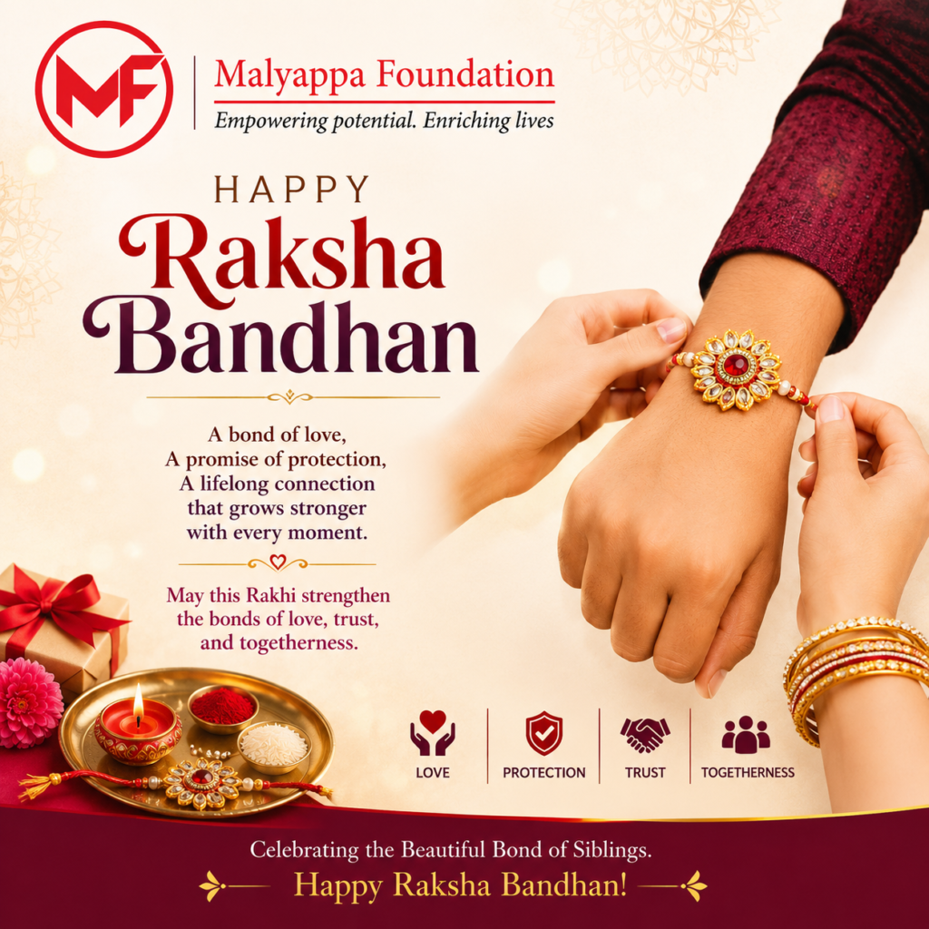 Raksha Bandhan Celebrations Malyappa Foundation